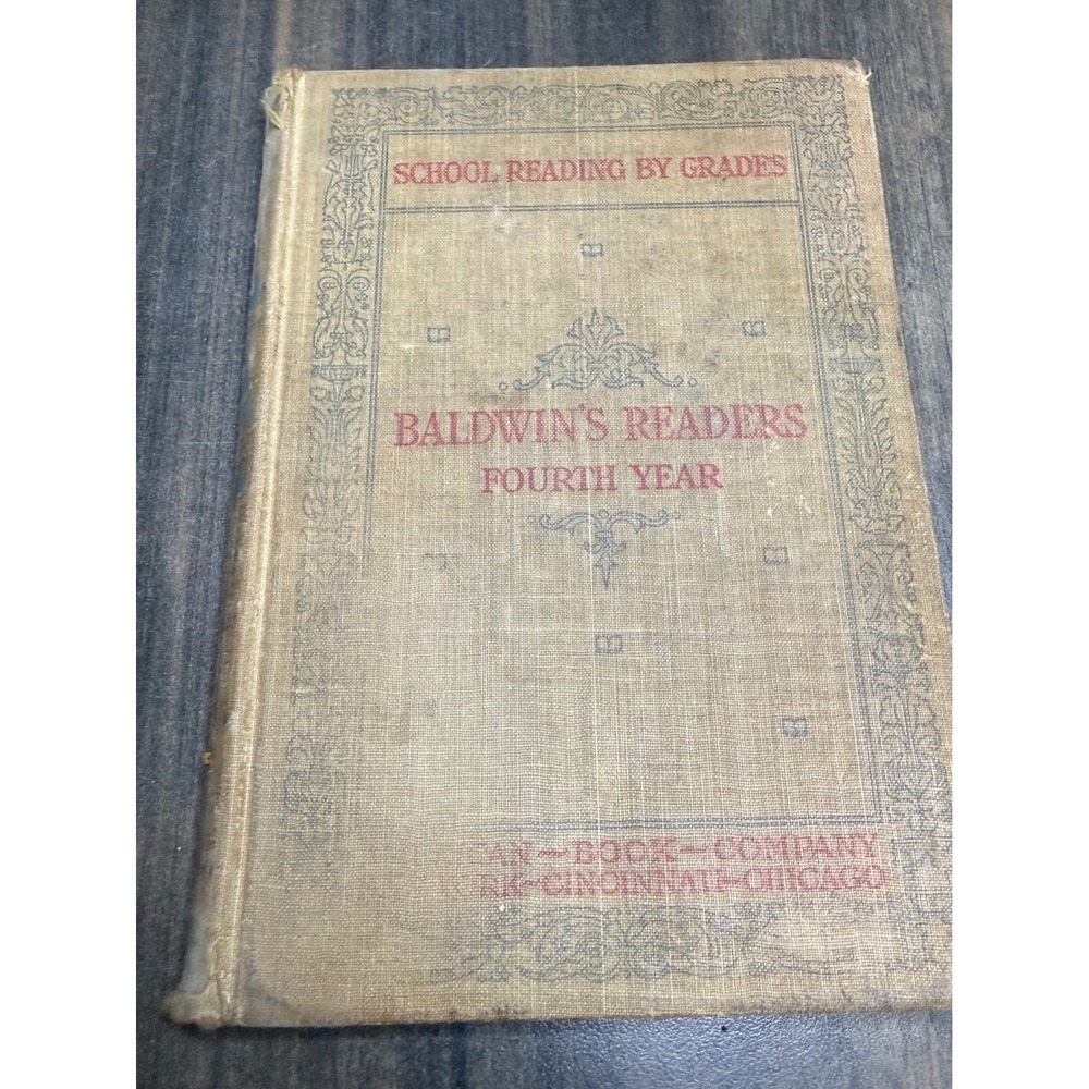 Baldwin's Readers Fourth Year School Reading Grades James Baldwin 1897 Antique‎